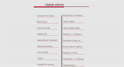 Desktop Screenshot of cephas-library.com